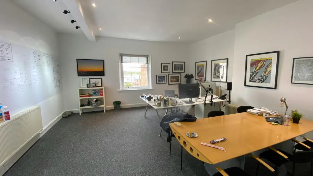 A bright private office at 9 Parade